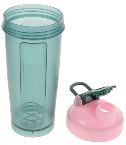 ARTSEWPLY Botella Mezcladora de Proteínas Adecuado para Batidos y Entrenamiento Ligera y Portátil Verde con Capacidad Espaciosa, Vaso para Proteína Gym