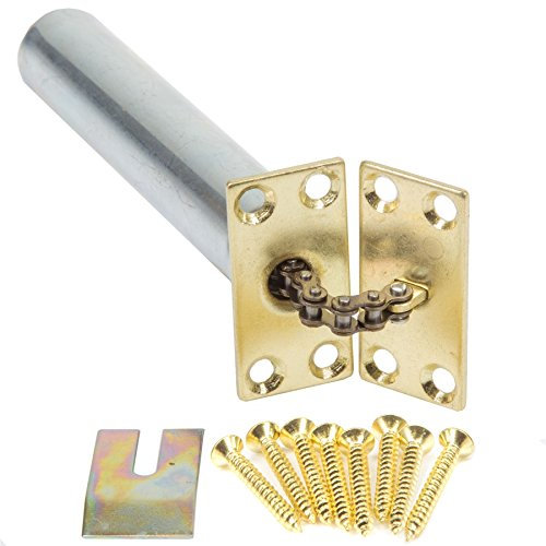 Brass Rectangular Concealed Door Closer
