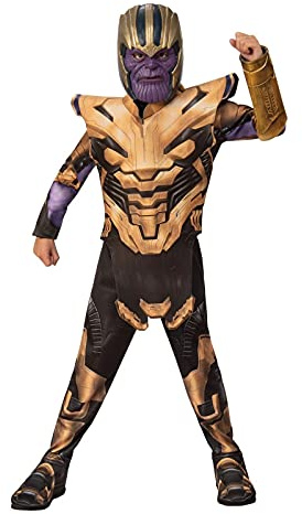 Rubie's Official Marvel Avengers Endgame Thanos Classic Childs Costume, Kids Superhero Fancy Dress
