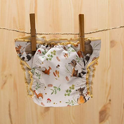 Culla di Teby Höschenwindel mit Einlage 2 (5-14kg) Raccoon