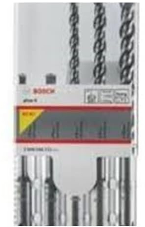 Bosch Professional Accessories SDS-Plus, set di punte e scalpello, 5 pezzi