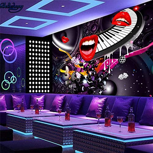 Papier Peint Mural Photo 3D Barre De Métal Lourd Ktv Effet 3D Peler Et Coller Amovible Salon Bureau Chambre Chambre Enfants Salle À Manger Couloir Mur Affiche Mur Art Décoration 350 x 256 cm (LxH)