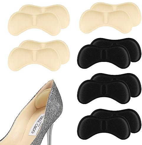 Flintronic 6 Paires de Coussinet Talon Chaussure, Coussinets pour Chaussures Sont Trop Grands et Auto Adhésifs, Auto-adhésif Protege Talon Chaussure, Cousinette Talon de Sport Antidérapant