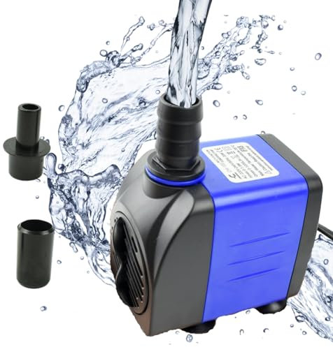 Conquerall CHA-2300 650GPH 2500L/H AC 220V Pompa sommergibile 40W durevole con aspirazione dal basso, alta prevalenza per acquari, fontane all'aperto, grandi laghetti, cascate, pompe idroponiche