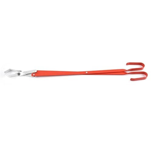 XUCZHAI Pinzas for Troncos, póker for Chimenea, Pinzas de Madera for Barbacoa, Pinzas for carbón, Parrilla, Herramienta for fogatas de Acampada, Accesorios for fogatas(63.5cm)