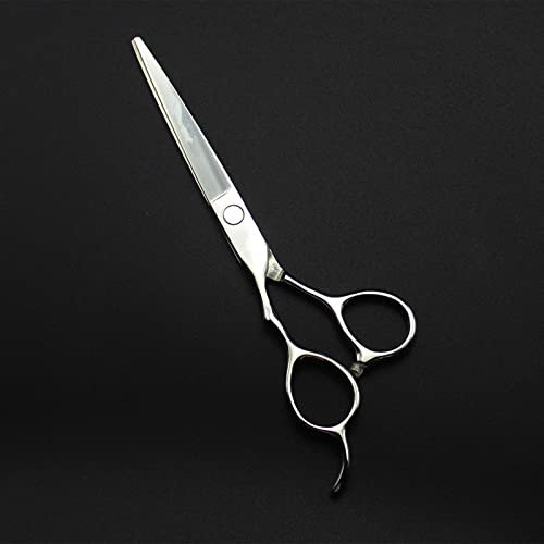 Haarschneideschere, professionelle Japan 440c Silber Linkshänder schneiden schneiden Friseur Haarschnitt Effilierschere Friseurschere von