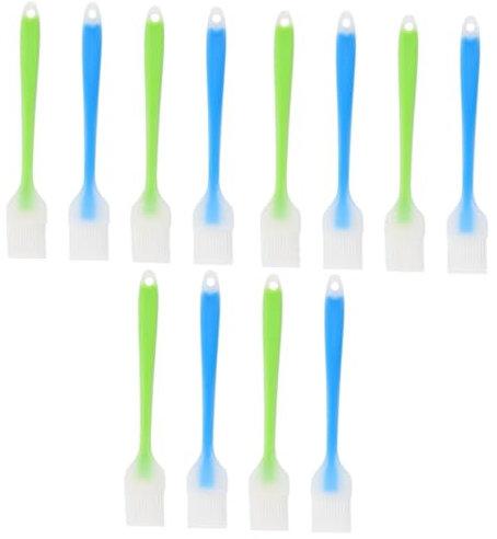 Toyvian 3 Set Spazzola Per Griglia in Silicone Panettiere Imbastitura Cottura Forno Fabbricazione Spazzola Per Barbecue Utensili Da Cucina Gel Di Silice 4 Pezzi * 3