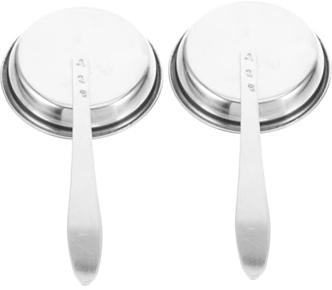 TOGEVAL 2 Pezzi Spegnicandela Acciaio Inossidabile con Lungo Strumento per Spegnere Candele Aromaterapia e Lampade Olio Estintore Portatile e Decorazioni