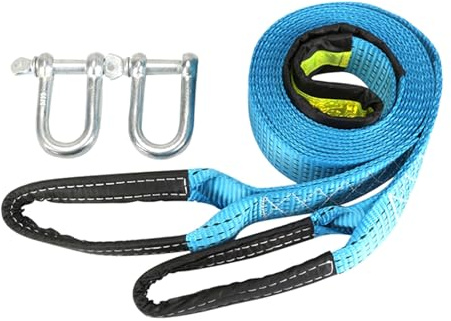 Cavo di traino automatico Visibilità Notturna Assistenza Stradale Rimorchio Banda di Rimorchio Cavo di Emergenze Heavy Duty Cinghia di Traino Per Veicoli Cinghia Auto