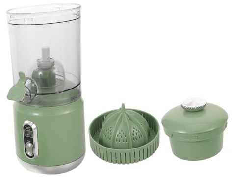 TOPBATHY Exprimidor Eléctrico Portátil para Cítricos con Separación Automática de Pulpa Extractor de Frío para Naranja y Limón para Casa y Oficina Diseño Multifuncional y Rápido