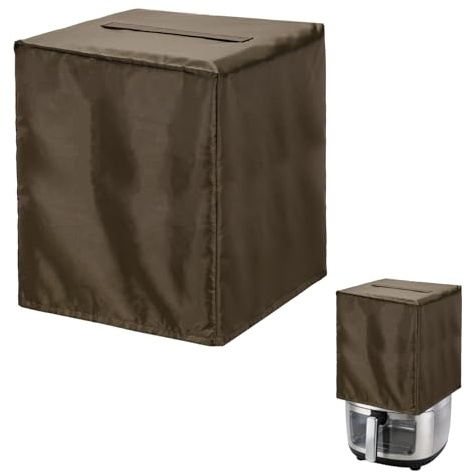 Nexarelle Air Fryer Cover Case 15 x 14 x 16(LxWxH) - Waterproof Air Fryer Dust Cover Kitchen Appliance Heat-Resistant Dustproof for Rice Cooker/Blender/Coffee Maker, Coffee