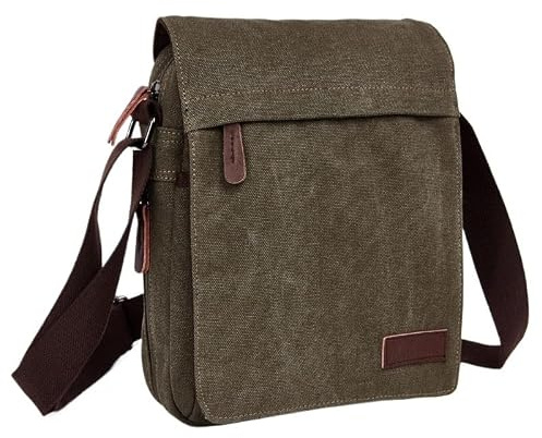 Casual Bärbar Herraxelväska Lämplig for Lenovo Legion Y900 11,1 | Crossbody-väska i enfärgad canvas med stor kapacitet med expanderbar dragkedja