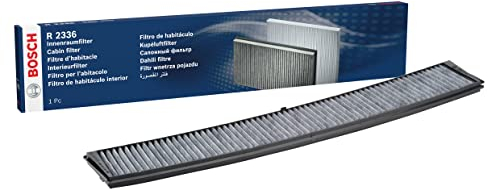 Bosch R2336 Activated Carbon Cabin Filter, Replacement Filter - Against Unpleasant Smells, Pollen and Dust for Cleaner Air Inside the Vehicle