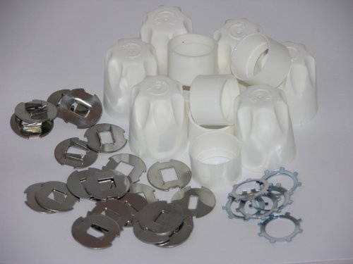 Universal Fitting Replacement Safety Radiator Valve Caps/Tops (6 Pack - Wheelheads)