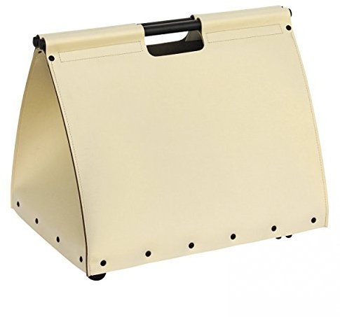 raik 21.02.759.2 Holzkorb, Leder Beige, Tasche