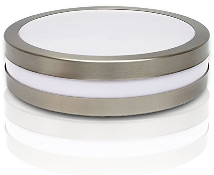 trendlights24 Savona Bad Deckenleuchte IP44 rund - E27 230V - Set mit 2x 13W LED 1270 lm - für Decken, als Wandleuchte, Wohnraum & außen