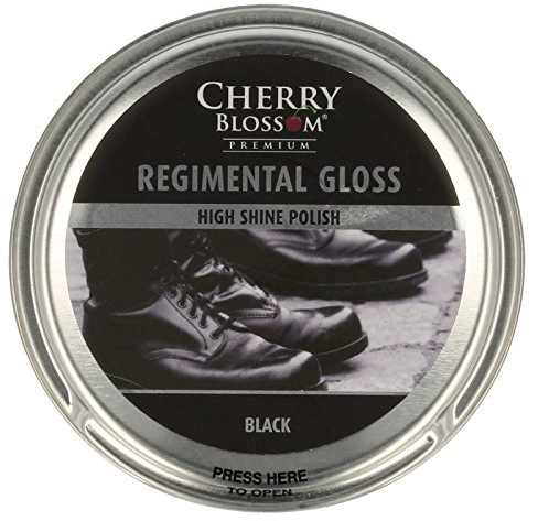 Cherry Blossom Premium Regimental Gloss Shoe Treatments and Polishes PCHGR01 Black 50.00 ml