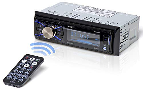 BOSS Audio Systems 632UAB Car Stereo - Single Din, Bluetooth, No CD DVD Player, AM/FM Radio Receiver, Wireless Remote Control, Aux in, USB