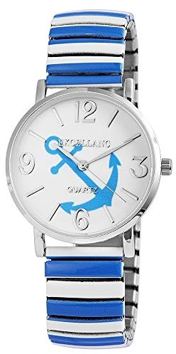 Excellanc Armbanduhr Damen Bunt Ausgefallen Farbig | Damenuhr außergewöhnlich grün schwarz weiß | Ausgefallene Armbanduhren Damen – Chocomoon-Stil Bunte Uhren Frauen modisch