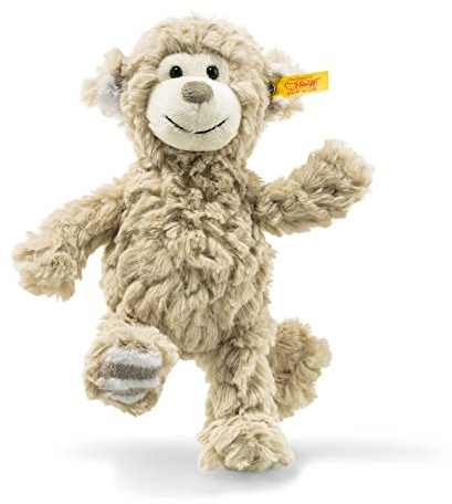 Steiff Bingo AFFE - 20 cm - Kuscheltier für Kinder - Plüschaffe - weich & waschbar - beige (060274), Medium