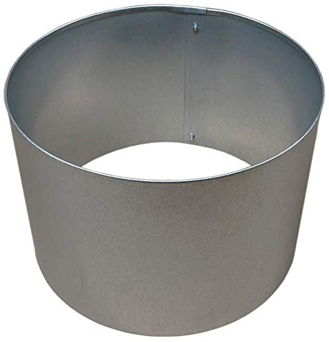 Rasenkanten Baumring Kreis aus Metall durchm. 37 cm x 25 cm - 1er Set
