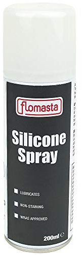 Flomasta Silicone Spray 200g, 200ml, Low Viscosity, Prevents Corrosion, Lubricates Mechanical Components