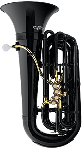 Classic Cantabile KT-30BK MardiBrass Kunststoff Bb-Tuba Schwarz, 2 kg | Modell: KT-30BK, Stimmung: Bb, Material Korpus: ABS Kunststoff, Mundrohr und Maschine: Messing, 4 Perinet-Ventile: Edelstahl