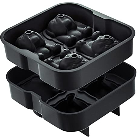 HEMOTON Moule à Glace Silicone Forme Chien Moule à Glace Pour Réfrigérateur Décoratif Silicone
