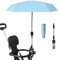 Nakazawa Universal-Sonnenschirm für Kinderwagen mit UV-Schutz, zum Anklipsen, universeller Sonnenschirm für Kinderwagen mit UV-Schutz (blau)……