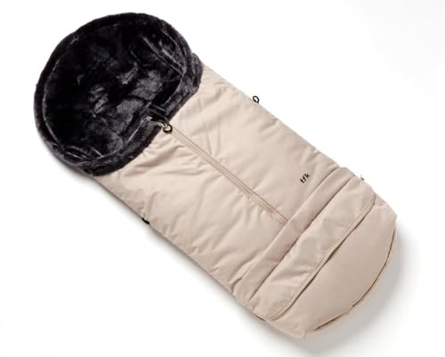 Fußsäcke der Marke TFK. Modell Thermo-Fleece FuÃŸsack mit verlängerbarem FuÃŸteil - Sand