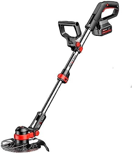 NAKEAH Tagliaerba a Batteria, Tosaerba Elettrico for Uso Domestico, Piccolo diserbatore Portatile Ricaricabile da Esterno, Giardino Multifunzionale