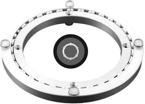 Hoiweqr Rotierender Lagerplatten-Drehteller, Drehteller Aus Aluminiumlegierung, Schwerlast-Drehteller Aus Aluminiumlegierung, Glatter Schwenker, Drehbarer Sockel für Esstisch (Size : 30CM(11.8INCH))