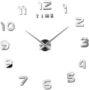 ABOOFAN Große Acryl Spiegel Wanduhr Moderne Wanduhren Custom Für Home Decor Schlafzimmer Wohnzimmer