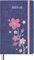 Moleskine Agenda 2025-2026 Sakura, Wochenplaner 18 Monate, Fester Leineneinband und Gummiband zum Verschließen, mit Grußkarte, Aufkleber, Größenformat 13 x 21 cm