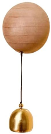 Sonnette pour ouverture de porte | Carillon à vent à ventouse | Sonnette murale vintage | Carillon magnétique d'ouverture de porte en bois pour cafés et restaurants