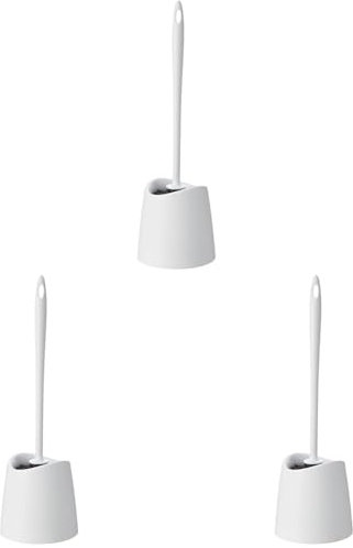 Tatay 4431401 Escobilla De Baño WC, Blanco, 12.00X12.00X38.00 Cm (Paquete de 3)