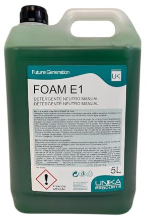 FAIR – Detergente Manual Neutro para Vajilla, Cristalería y Superficies | Alta Espuma, Cuidado de Manos, Uso Profesional | Formato 5L