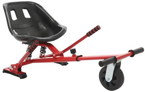 Gokart-Umbau für 6,5 bis 10 Zoll große Hoverboards, Verstellbare Rahmenlänge, Perfekt für Kinder und Erwachsene, Hoverboard-Sitz, Balancierender Sitzscooter