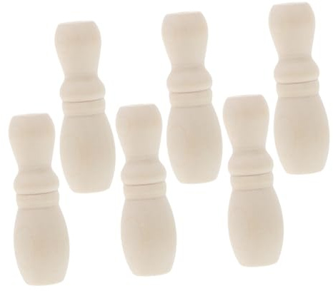 Cabilock 6pièces Boutons Cordons Tirage Bois pour Stores Et Rideaux Accessoires Stores Enrouleurs Et Léger Compatible Cordon Vénitien Embellissement Décor Maison