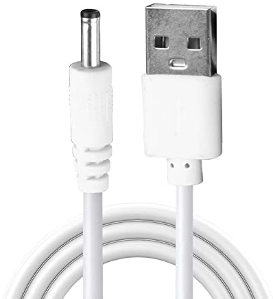 Power Cable USB to for DC 3.5 x 1.35mm Straight Jack Charger Adapter Connector Cable for Router TV Box Table Lamp