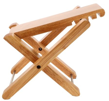 MILISTEN Holzhocker Für Gitarren-fußstütze Und Höhenverstellbar Geeignet Für Klassische Gitarren Und Andere Musikinstrumente Tragbar Und Langlebig