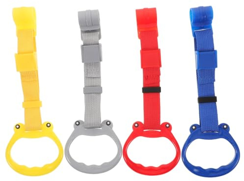 JOINPAYA 4 pièces Anneaux de Traction Garçon Fille Réglables pour Parc et Lit Support Stable pour Apprentissage Debout et Marche Installation Facile Adaptés Croissance des Tout Petits