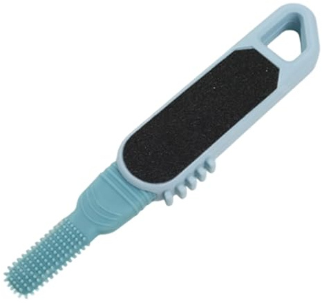 Limaspiedi Doppia Testa In Silicone | Rimozione Pelle Morta Dei Piedi E Spazzola Per Le Dita Per Talloni Screpolati E Duroni Umidi Asciutti Uomini Donne Anziani