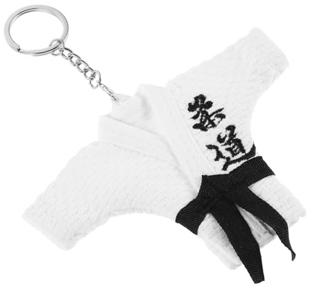 Mikikit Llavero de Artes Marciales para Hombre Diseño Auténtico de Uniforme de Karate, Ligero y Versátil, Adecuado para Navidad y Amantes del Karate