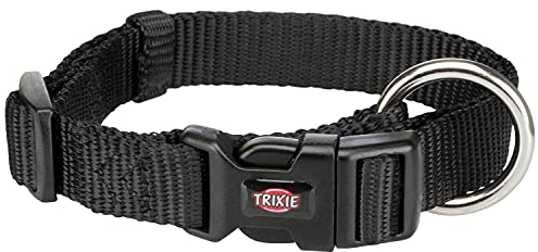 TRIXIE Premium Hund Collar-Parent, schwarz, Small - Medium, 4011905201511