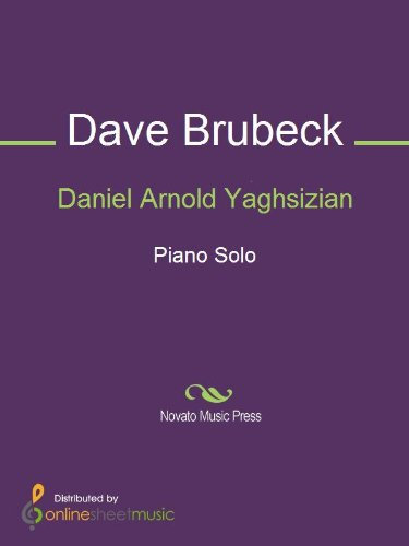 Daniel Arnold Yaghsizian Sheet Music (English Edition)