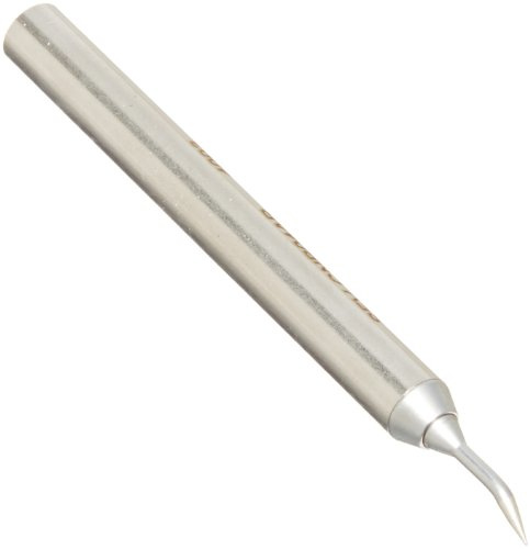 Metcal SFV-CNB04AR Series SxV Hand Soldering Tip for Most Standard Application, 421°C Maximum Tip Temperature, Conical Original Easy Access Geometry, Bent Original, 0.4mm Tip Size, 19.6mm Tip Length