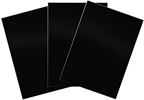 Pavo Einbanddeckel-Klarsichtfolie A4, PP-Folie, 0.40 mm, 100-er Pack, schwarz