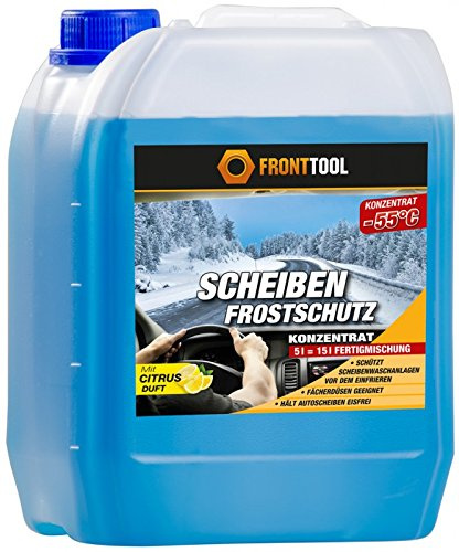FRONTTOOL Scheibenfrostschutz Konzentrat 5L | Bis -55 Grad Reiniger