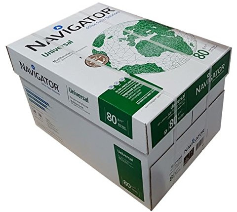 Navigator Carta bianca universale FSC, formato A3, per fotocopiatrici e stampanti, finitura opaca, 80 g/m², 2.500 fogli